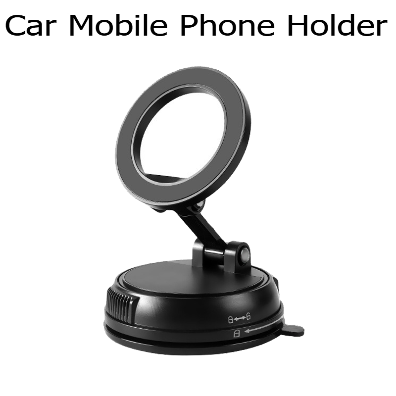 360° Rotating Vacuum Adsorption Car Mount C-09 Universal Foldable Magnetic Phone Holder