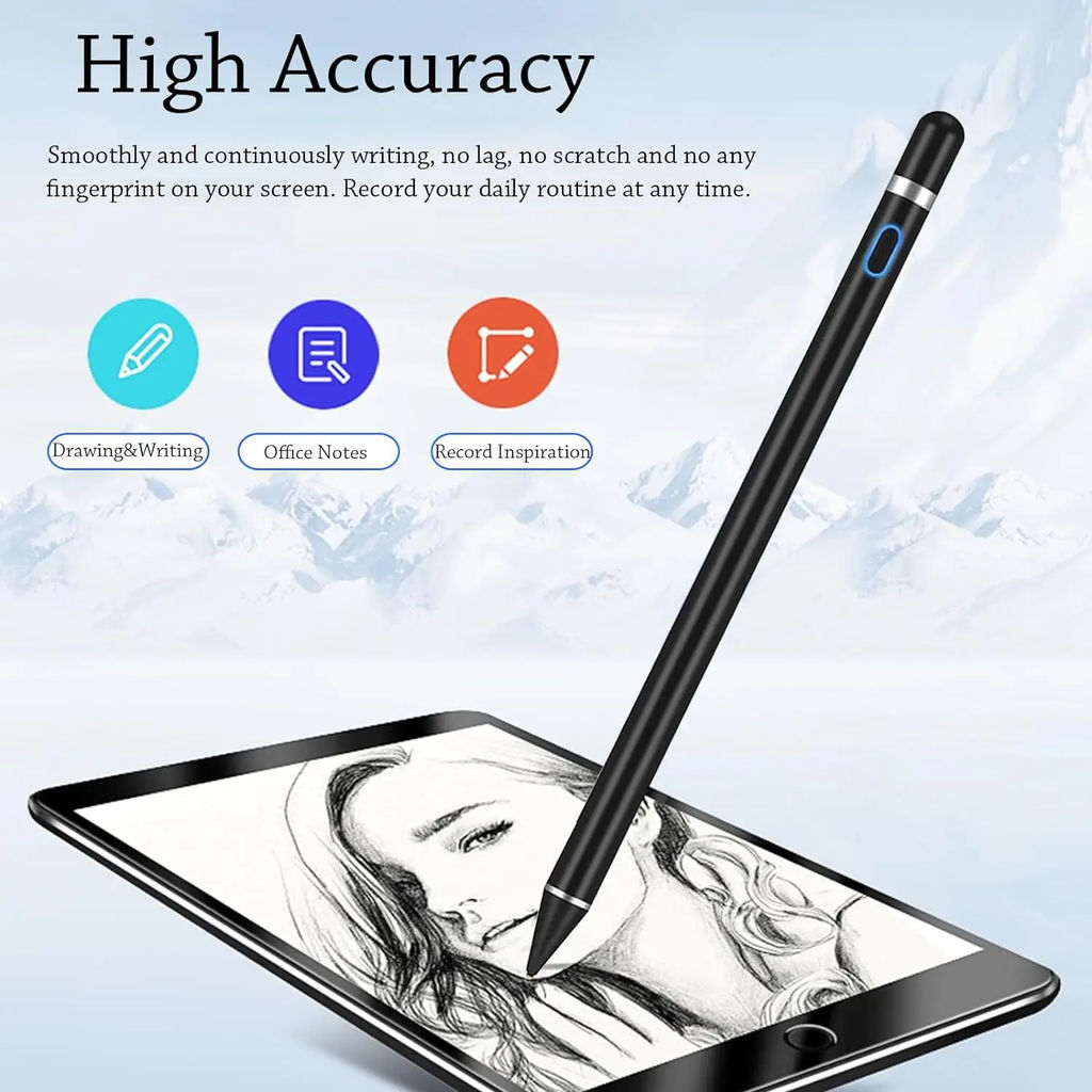 Stylus Pen For Apple Pencil Styluses Compatible for iPad 2/3/4/5/6/7/8 Generation Pro 9.7/10.5/11/12.9 Air 1/2/3/4 Mini 1/2/3/4 - Image 3