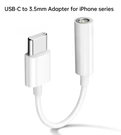 USB C To 3.5mm Headphone Jack Adapter Type-C Port Audio Aux Cable Dongle for IPhone 17 Air 15 Plus 16 Pro Accessories - Image 3