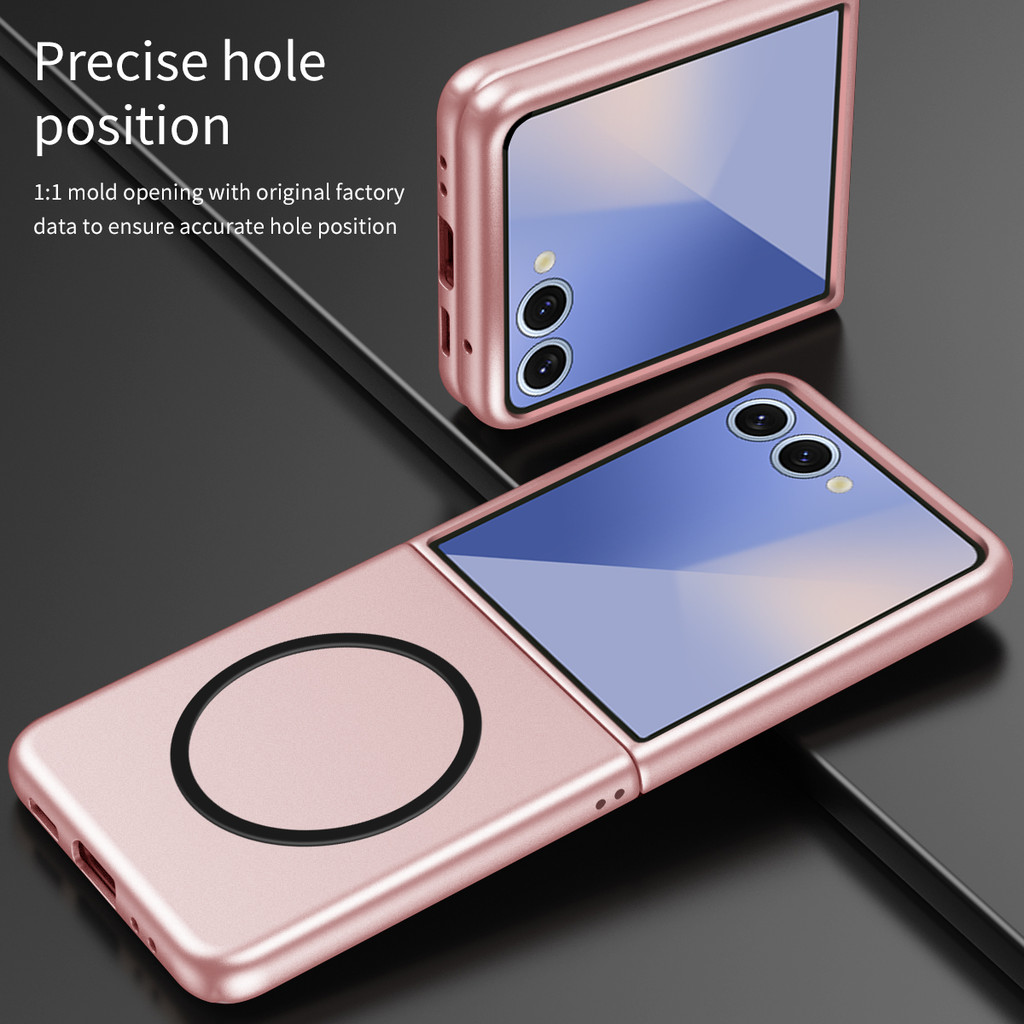 Couple Magnetic Creative Design Case Z Flip7 Flip Z7 Candy Color for Samsung Galaxy Z Flip 7 Full Coverage Phone Casing