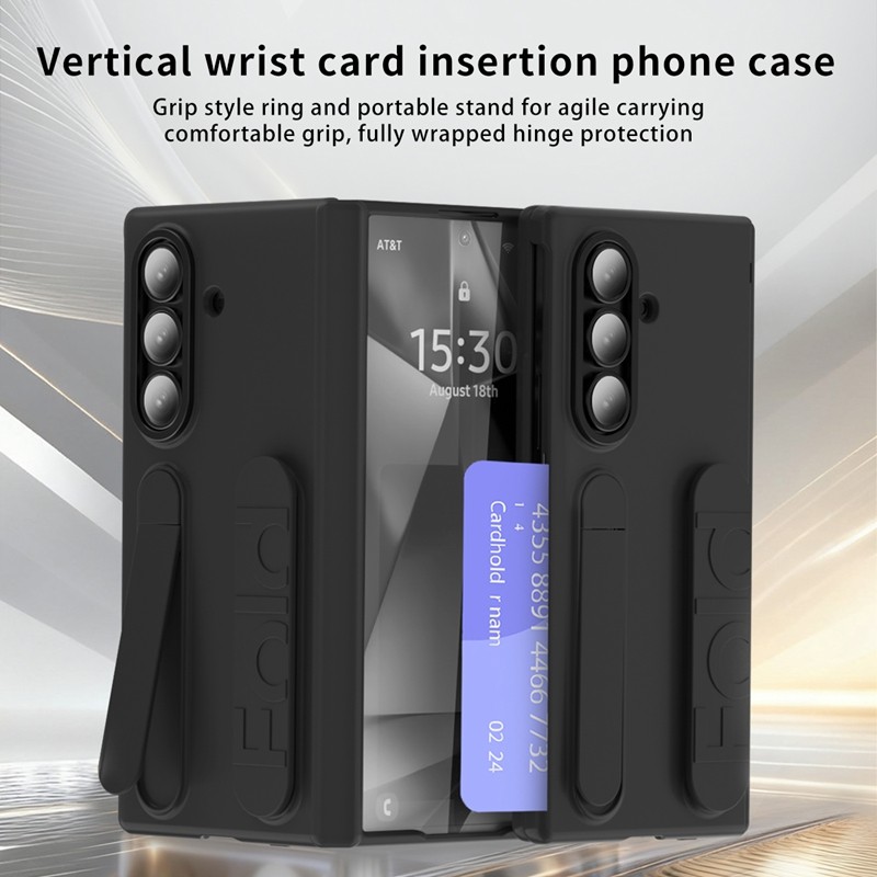 Luxury Durable Case Z Fold 7 6 5 4 Classic for Samsung Galaxy Z Fold7 Fold6 Fold5 With Card Slot Phone Casing - Image 2