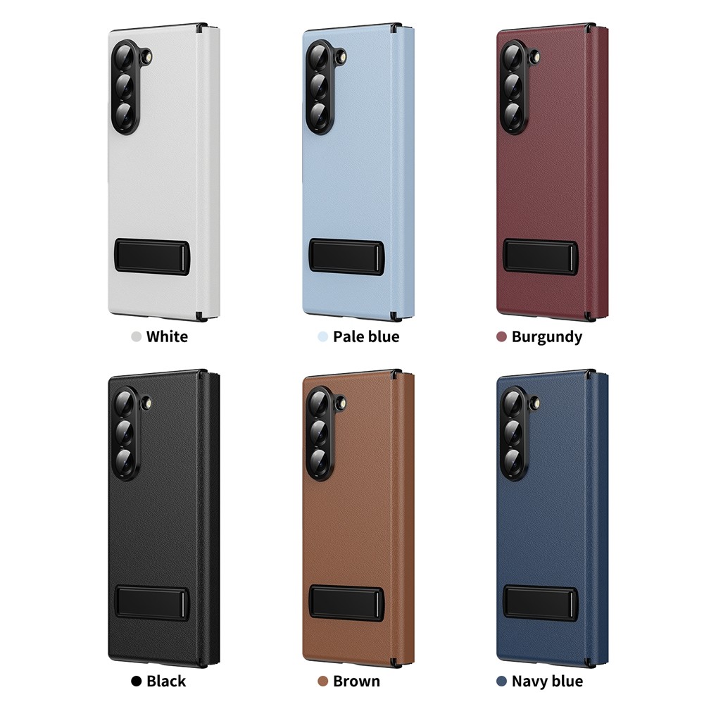 Shockproof Anti-fingerprint for Samsung Galaxy Z Fold7 Fold6 Z Fold5 Fold4 Case Creative Design Z Fold 7 6 5 4 With Bracket Phone Casing