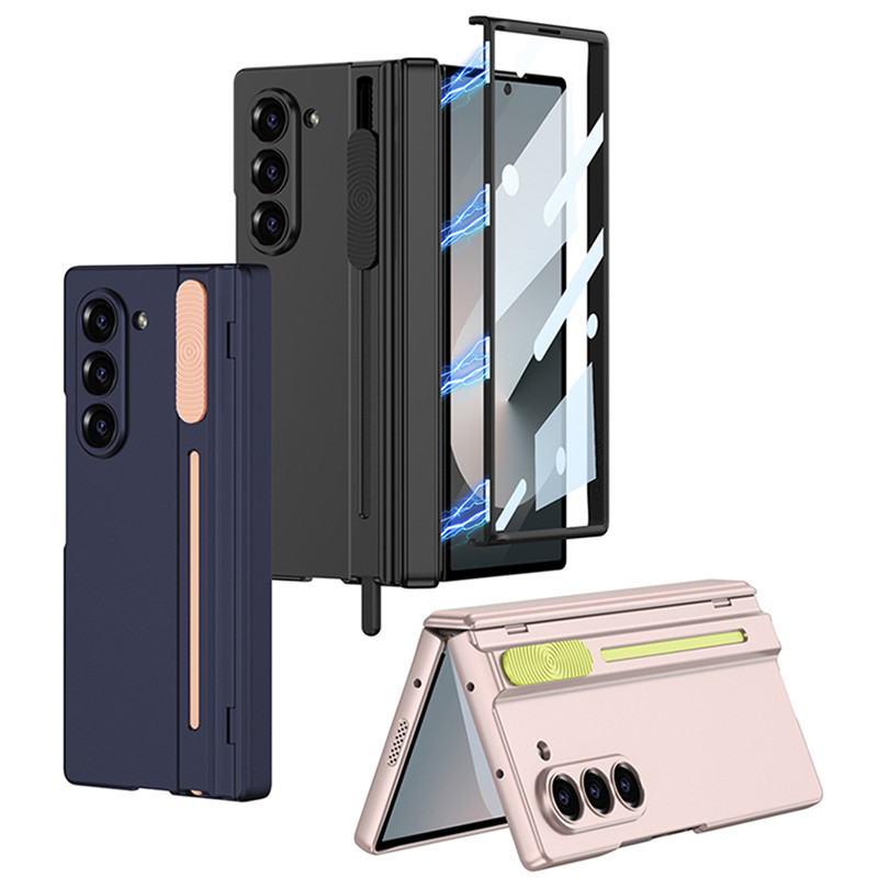 Shockproof Simple Business Anti-DROP Casing Z Fold6 Classic for Samsung Galaxy Z Fold 6 Screen Guard Phone Case - Image 2