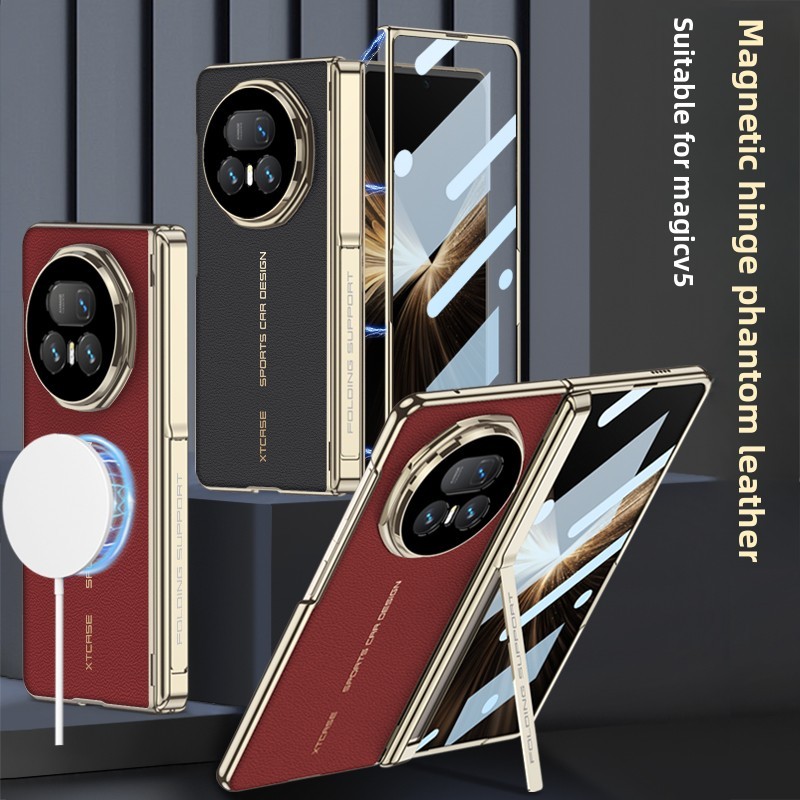 Magnetic for Honor Magic V5 Case Business Magic-V5 Fold Screen Guard Phone Casing - Image 3