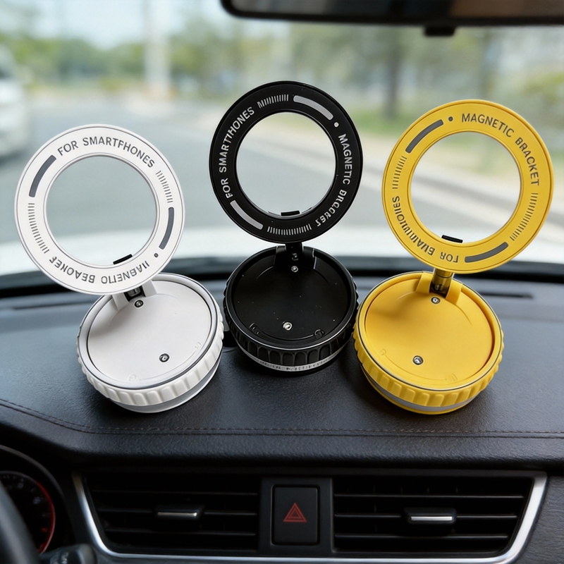 Universal Vacuum Magnetic Car Phone Holder 360° Reinforced Ultra Suction Cup Phone Holder Stand - Image 5