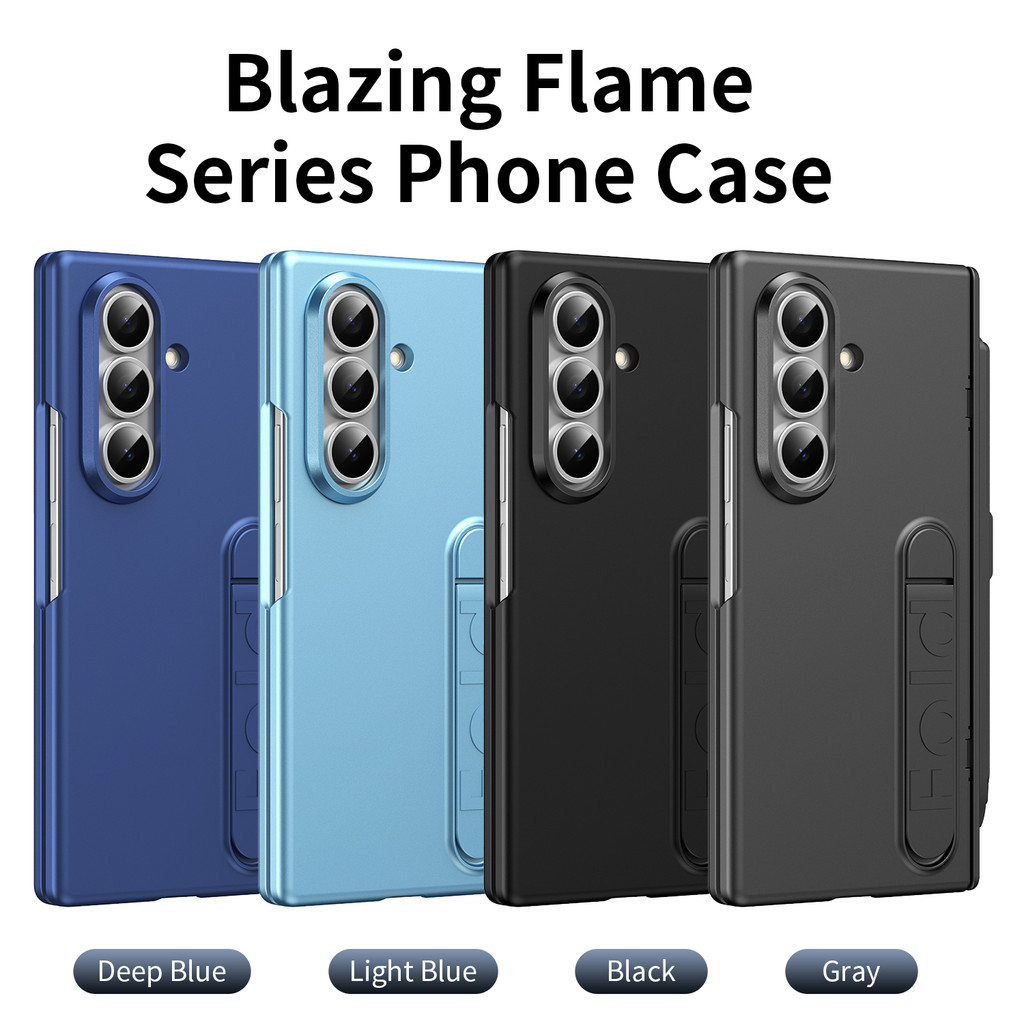 Bumper Anti-DROP Anti-Scratch Case Z Fold 7 6 5 for Samsung Galaxy Z Fold7 Fold6 Z Fold5 Fold4 Fold3 With Bracket Phone Casing - Image 3