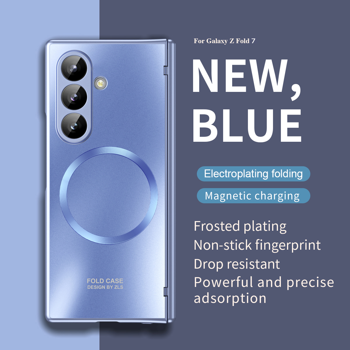 Magnetic Bumper for Samsung Galaxy Z Fold7 Fold6 Fold5 Case Creative Design Hard PC Z Fold 7 Zfold 6 5 Premium Phone Casing - Image 3