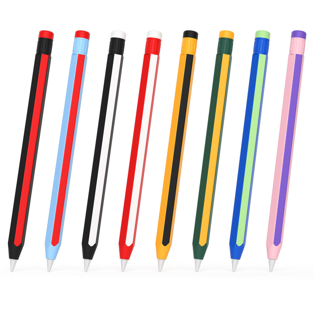 Colorful Style Pencil Case For Apple Pencil Pro Cover Soft Silicone Stylus Touch Pen Cases For Apple Pencil 2 2nd Pro Generation Cover - Image 2