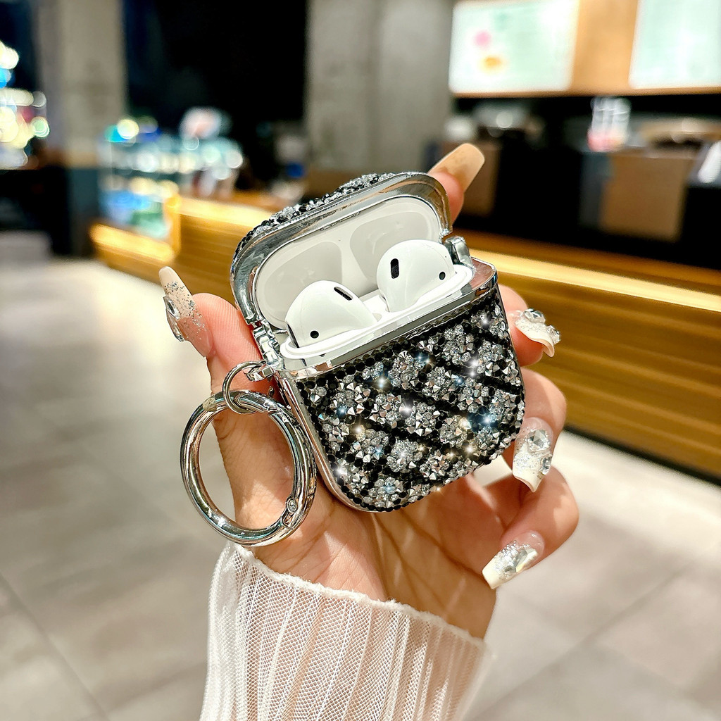 For Airpods 4 Generation 2024 Glitter Diamond Case Diamond Rhinestone For Airpods 1 2 3 Pro Women Bluetooth Headphone Case - Image 3