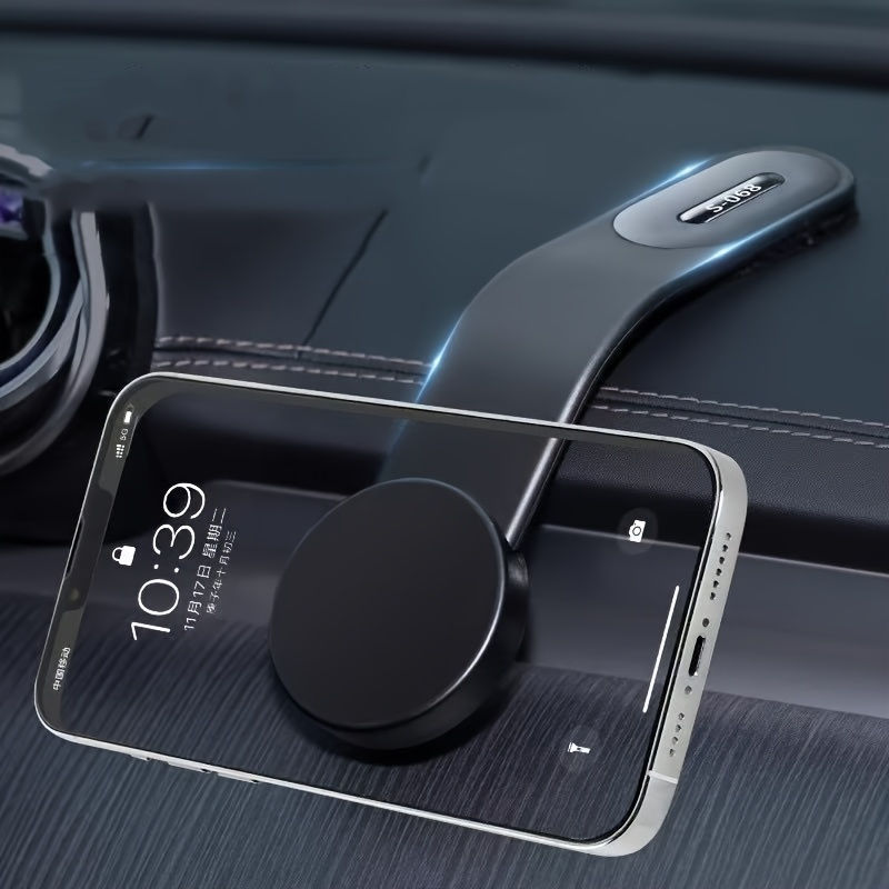 Universal Portable Magnetic Phone Holder Stand Adjustable Aluminum Alloy Arm Mount for Car Dashboard Mobile Fold Bracket - Image 5