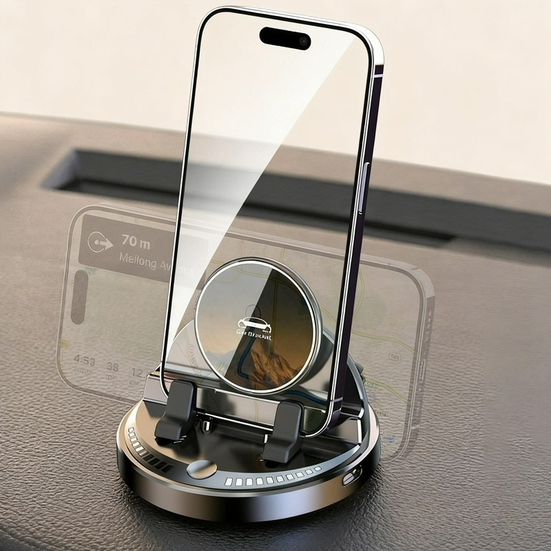 Universal Car Phone Holder with Adjustable Dock and 360 Degree Rotation for Dashboard