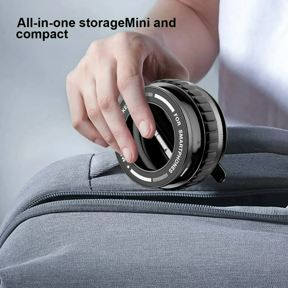 Universal Foldable Magnetic Vacuum Adsorption Phone Holder 360° Rotating Stable Car Mount - Image 5