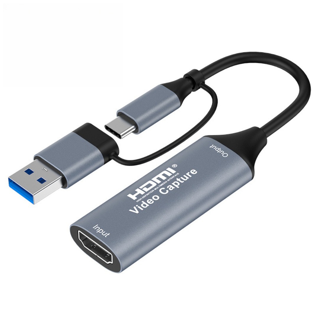 EW 4K/60 Fps Video Capture Card HDMI-compatible to USB 3.0 USB-C 4K@60Hz Video Grabber Box For PS4 PC Game DVD Camera Recording
