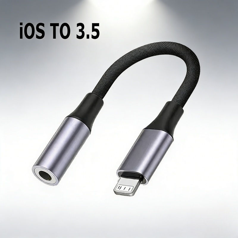 L to 3.5mm AUX Audio Cable High-Speed for iOS Phone 14 13 12 11 Pro Max Headphone Adapter Pro - Image 3