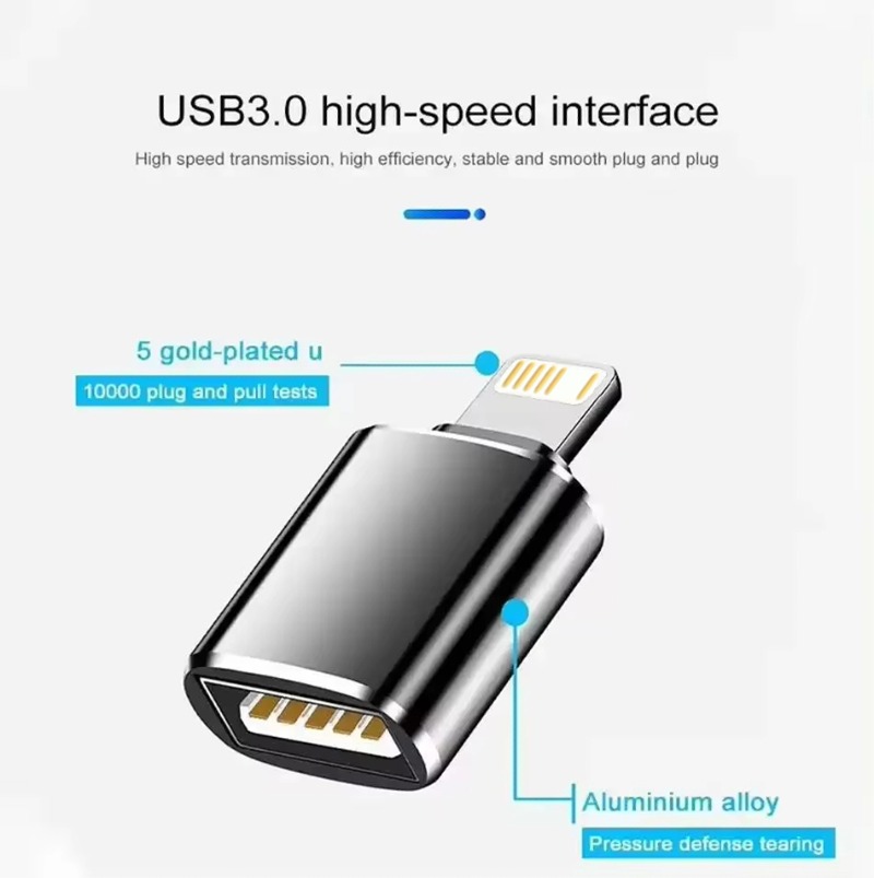 PD3.0 for iPhone iPad HDMI to VGA 3.5mm USB-C Audio Converter USB 3.0 OTG Adapter Elite - Image 2