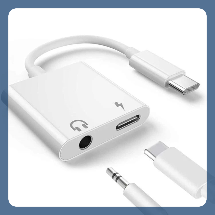 2-in-1 USB-C to 3.5mm Headphone Jack PD 3.0 Fast Charger Adapter for iPad Pro S24 - Image 2