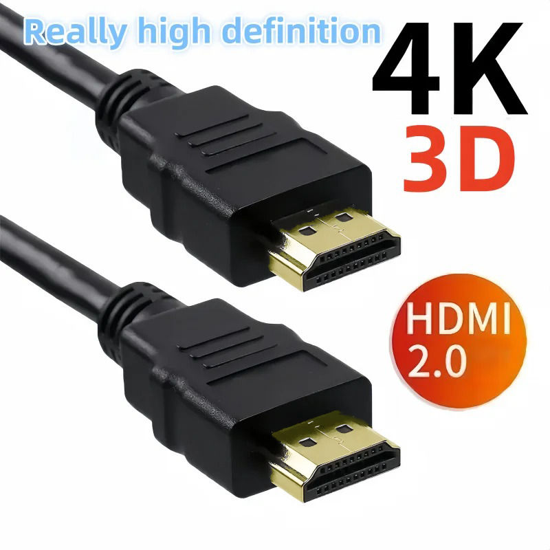 4K High Speed HDMI Cable Gold Plated Male to Male HD Video Data Cord for TV PC - Image 3