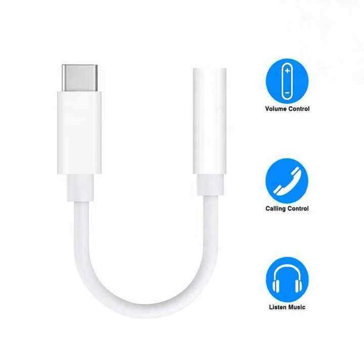 Premium USB-C to 3.5mm Headphone Jack AUX Adapter Hi-Fi Audio Converter