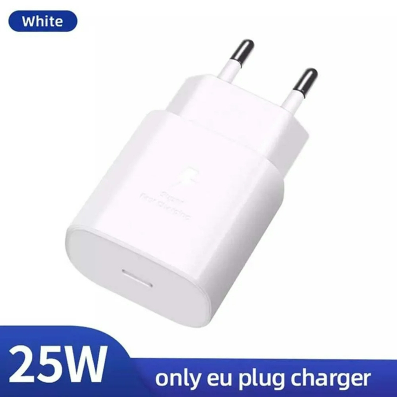 25W PD Fast Charger EU Plug Type C Adapter for Samsung Galaxy S25 S23 Ultra S22 Plus A55 A72 Super Fast Charging Wall Head - Image 3