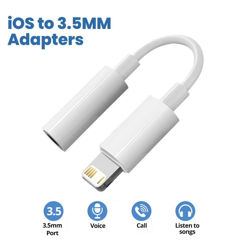 For IOS To 3.5MM Cable Adapter for Phone Headphone Audio Music Listening Live Streaming Sound Card Converter - Image 2