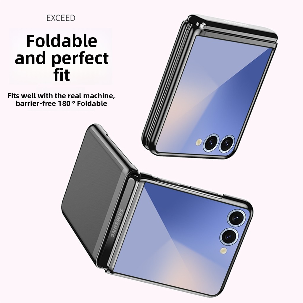 Electroplated for Samsung Galaxy Z Flip 7 Case Dust Proof Classic Z Flip7 Flip Z7 Back Phone Casing - Image 3