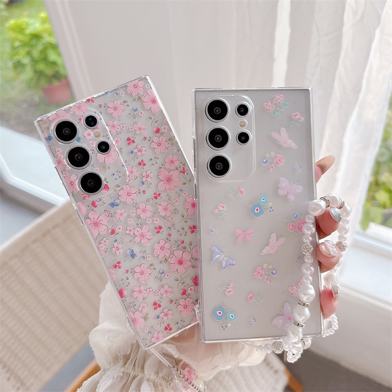 Aesthetic Thin Elegant Case S25 Edge S25Plus S24 S24+ Soft TPU Butterfly for Samsung Galaxy S25 S24 S23 Ultra Back Phone Casing - Image 2