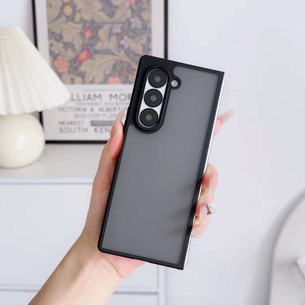 Clear Frosted Business Casing Z Fold 7 6 5 Classic for Samsung Galaxy Z Fold7 Z Fold6 Fold5 Soft Back Phone Case