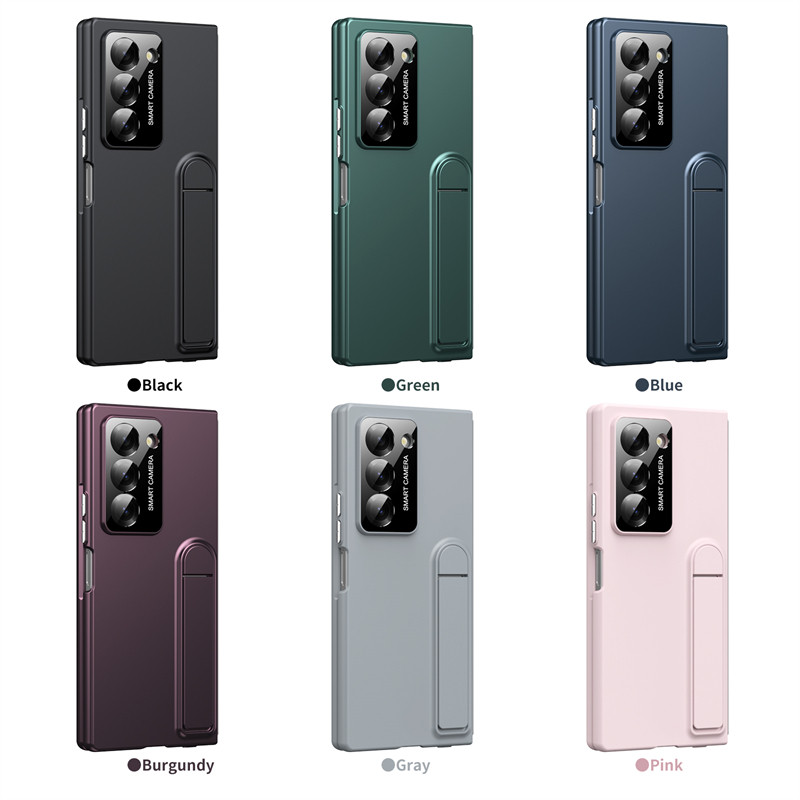 Luxury Bumper Casing for Samsung Galaxy Z Fold7 Fold6 Z Fold5 Fold4 Business Anti-DROP Hard PC Classic Z Fold 7 6 5 4 With Stand Phone Case - Image 3