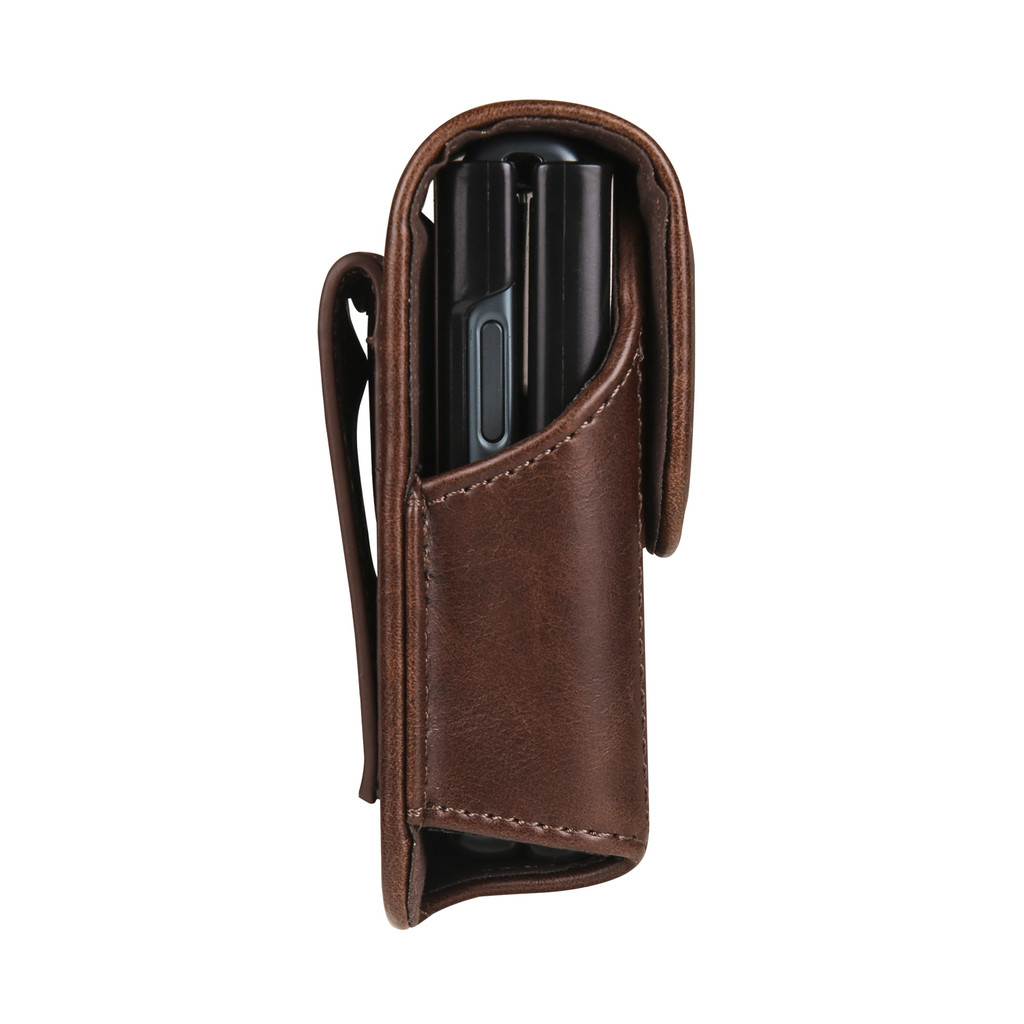 Business Phone PU Leather Pouch Magnetic Flip Case for Samsung Z Flip7 FE 6 5 4 3 Waist Bag Belt Clip Magnet Cover