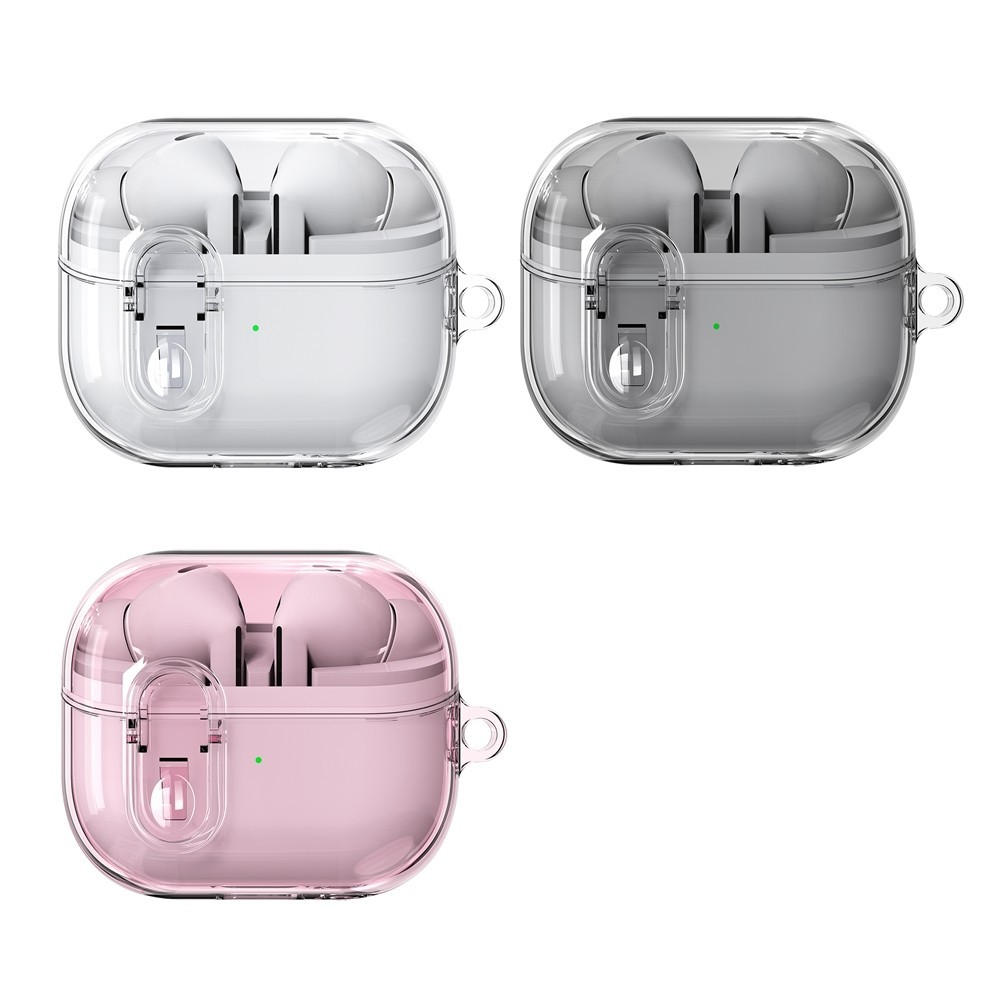 Fashion Beautiful Buckle Case for Samsung Galaxy Buds3 FE Buds 3Pro TPU+PC Transparent Protective Earphone Casing Buds 3Pro Buds3 3FE Cover
