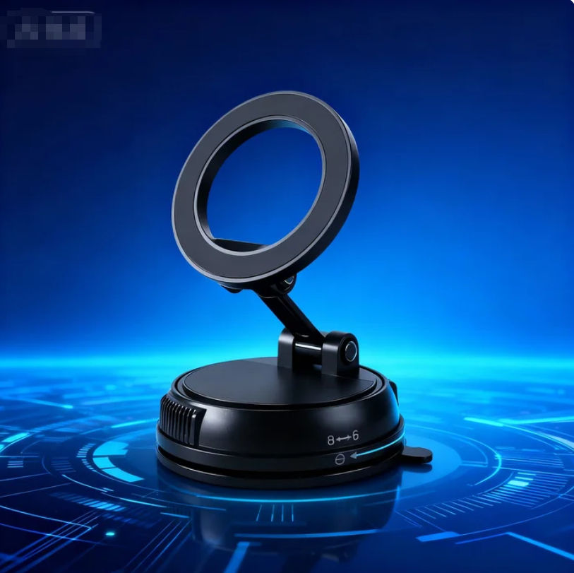 C-09 Adjustable 360° Rotation Vacuum Adsorption Foldable Magnetic Phone Holder - Image 2