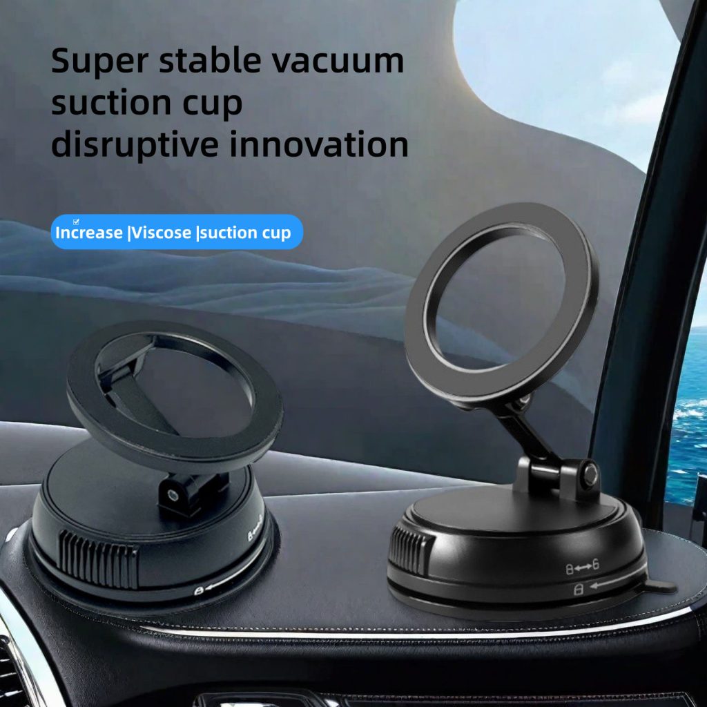 Portable Magnetic 360° Rotatable Adjustable Universal Mobile Suction Cup Dashboard Mount Car Phone Desktop Holder Navigation Stand