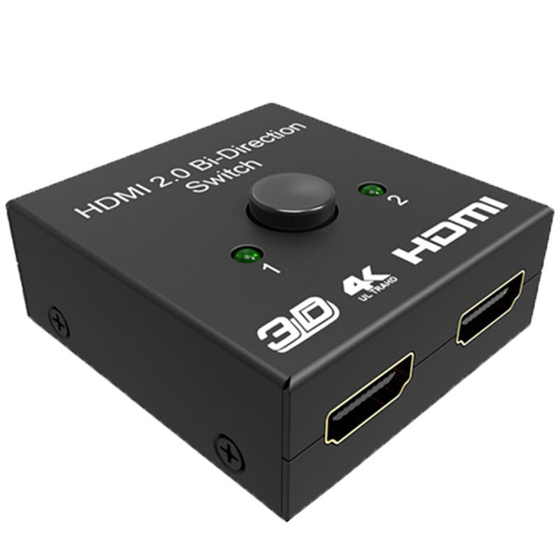 Bi-Direction switch 2 x 1 HDMI splitter 1 x 2 2 Ports HDMI Switcher Supports Ultra HD 4K 3D 1080P for PS4 Xbox - Image 2