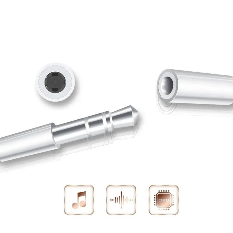 Lighting to 3.5mm Jack AUX Audio Adapter Cable for iPhone 12 Mini 11 SE XS XR X 8 7 Plus iOS