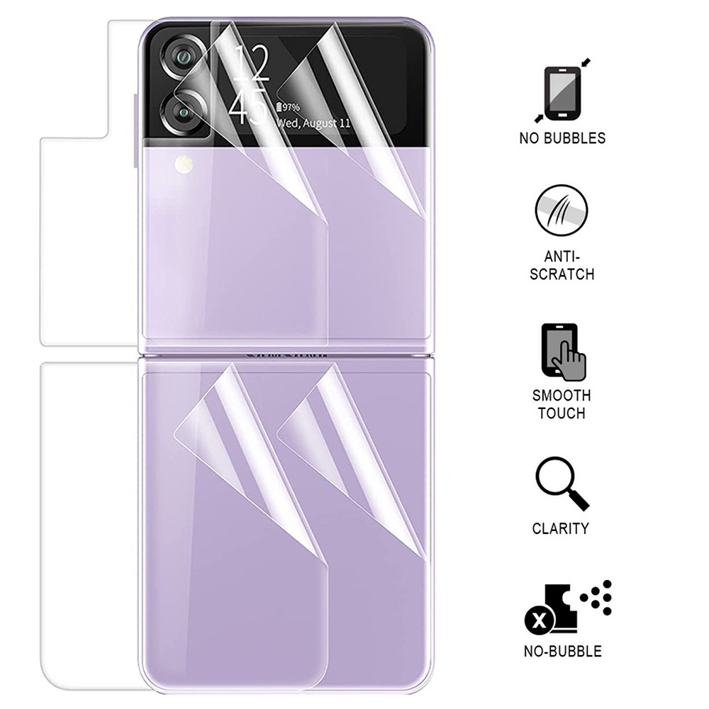 Soft Full Screen Protector Cover for Samsung Galaxy Z Flip6 7FE Flip5 Flip4 Flip3 Front Back Membrane Flexible Hydrogel for Z Flip 6 5 4 3 Protective Film - Image 3