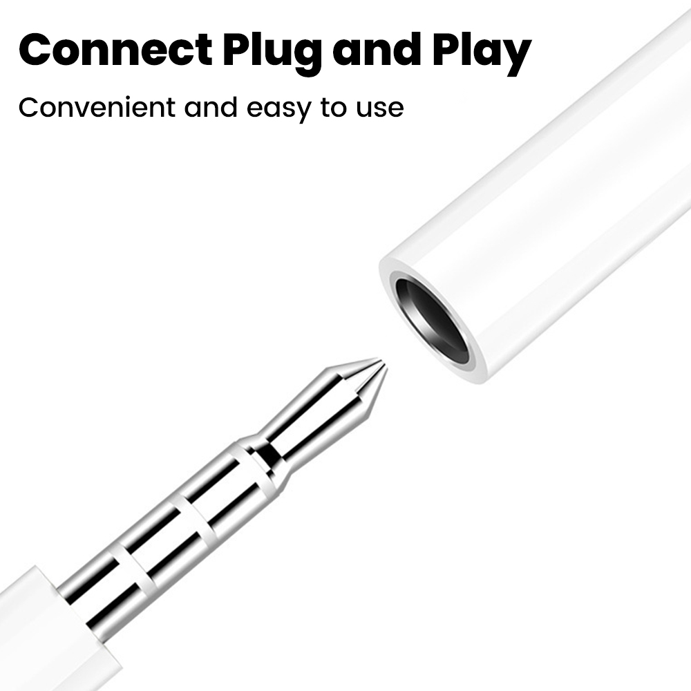 For IOS To 3.5MM Adapter for IPhone Headphone Audio Music Listening Live Streaming Sound Card Converter Accessories