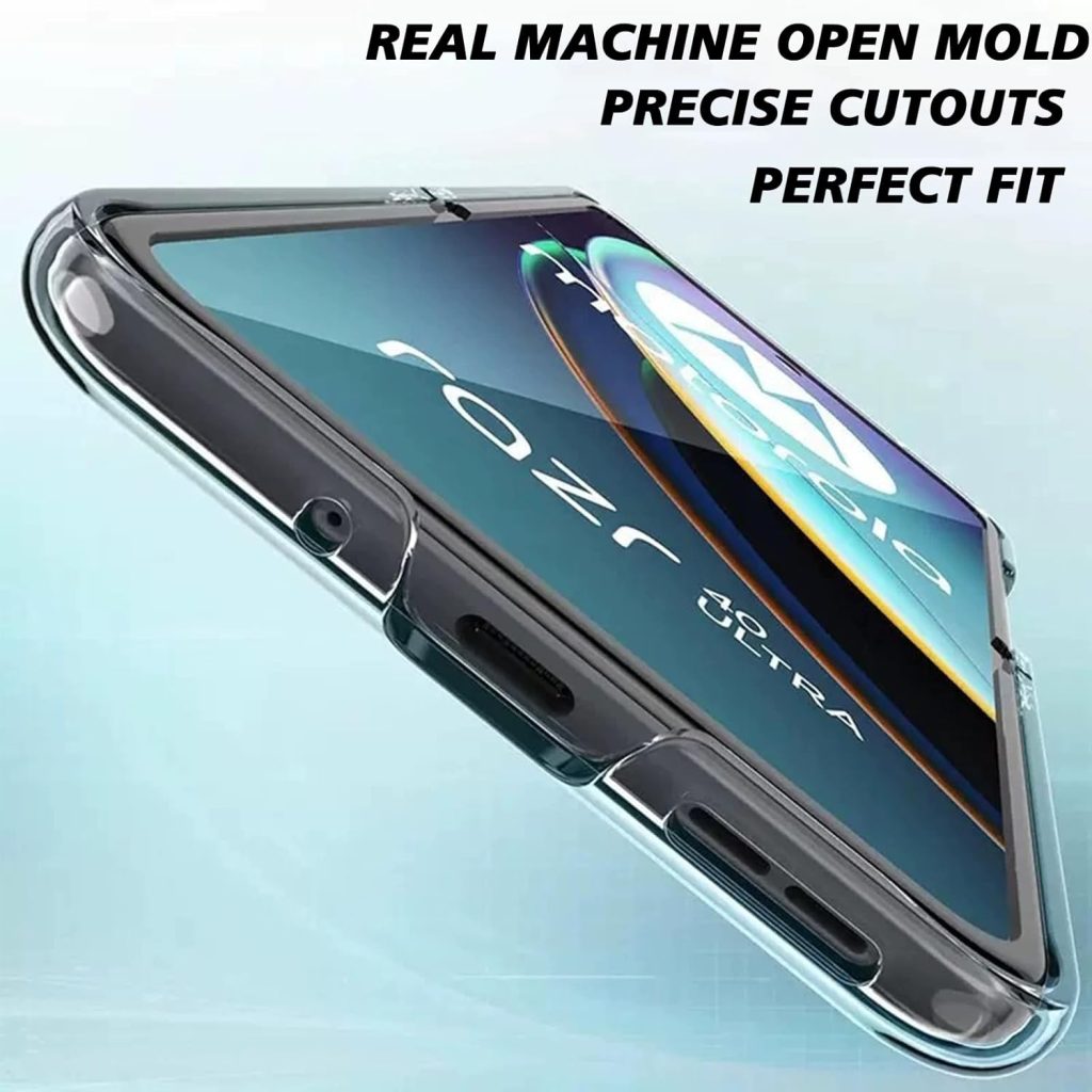Clear Hard PC Phone Case for Motorola MOTO Razr 60 Ultra Transparent Anti-scratch Shockproof Back Protective Cover