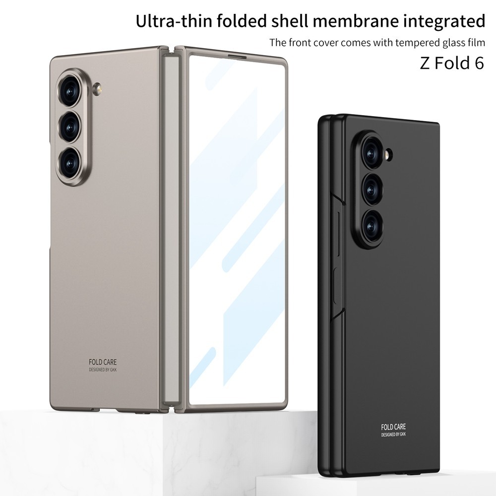 Fshion Magnetic Casing for Samsung Galaxy Z Fold 6 Hard Creative Design Classic Z Fold6 Screen Guard With Ring Stand Phone Case - Image 3