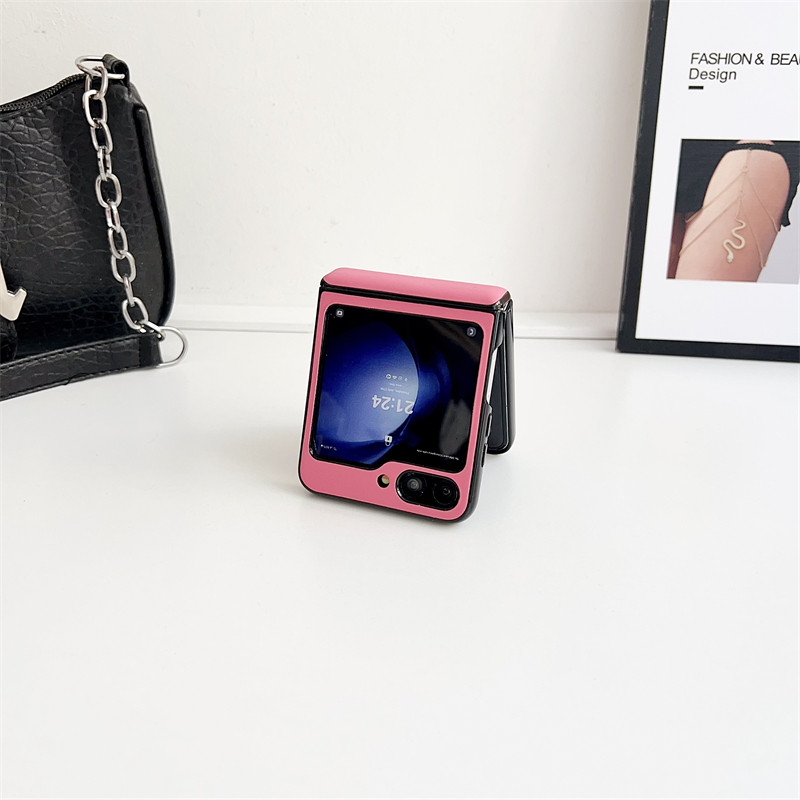 Bumper White Casing for Samsung Galaxy Z Flip 7FE 6 5 Foldable Blue Classic Pure Flip5 Flip6 Premium Phone Case - Image 2