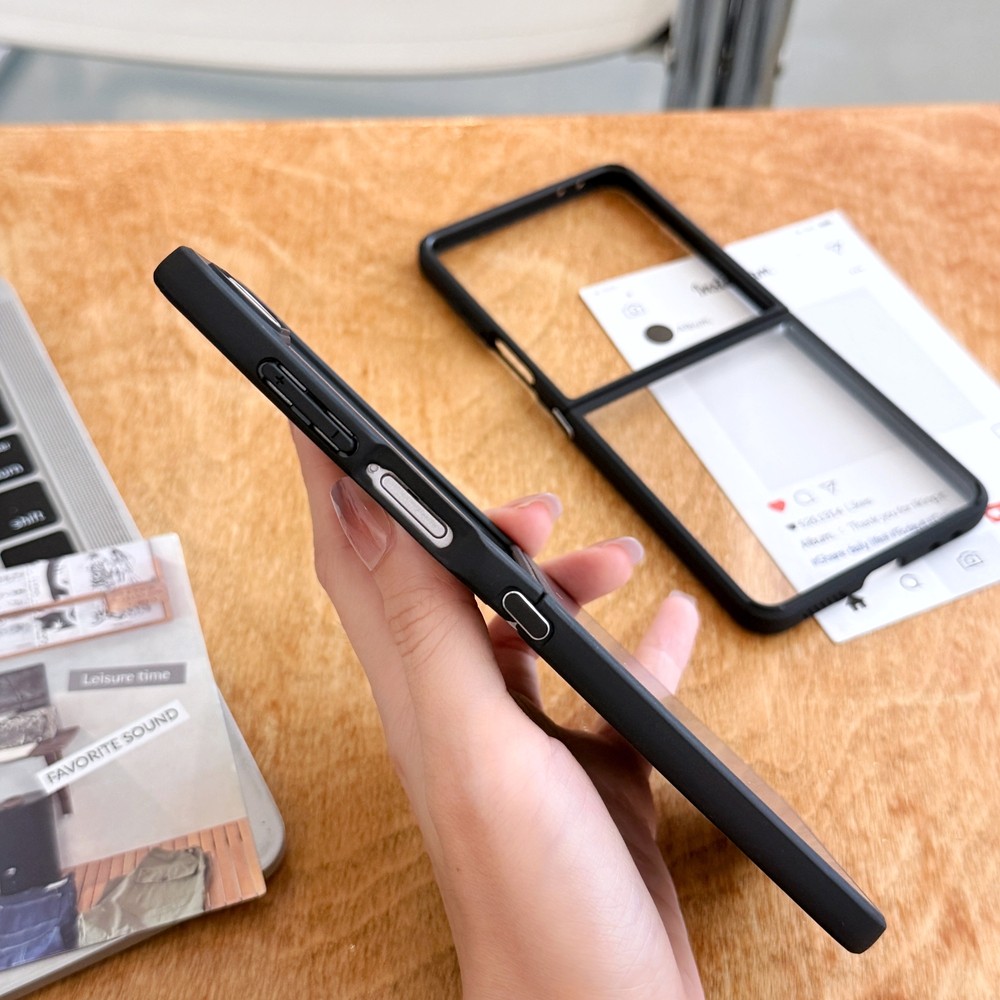 Minimalist Camera Protection for Samsung Galaxy Z Flip 7 Case Unique Design Classic Zflip7 Back Phone Casing - Image 3