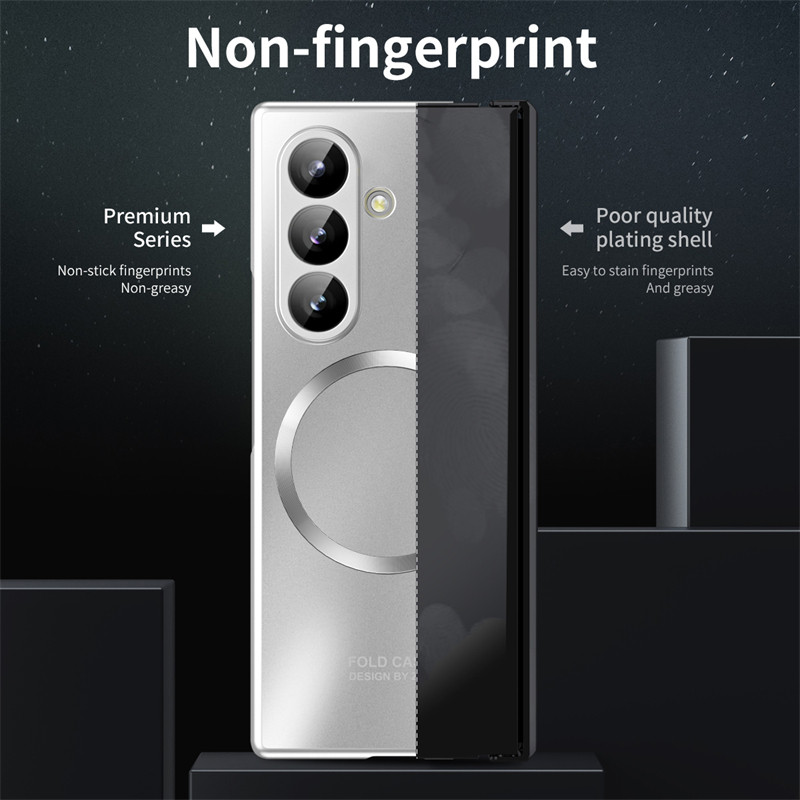 Magnetic Bumper for Samsung Galaxy Z Fold7 Fold6 Fold5 Case Creative Design Hard PC Z Fold 7 Zfold 6 5 Premium Phone Casing - Image 2