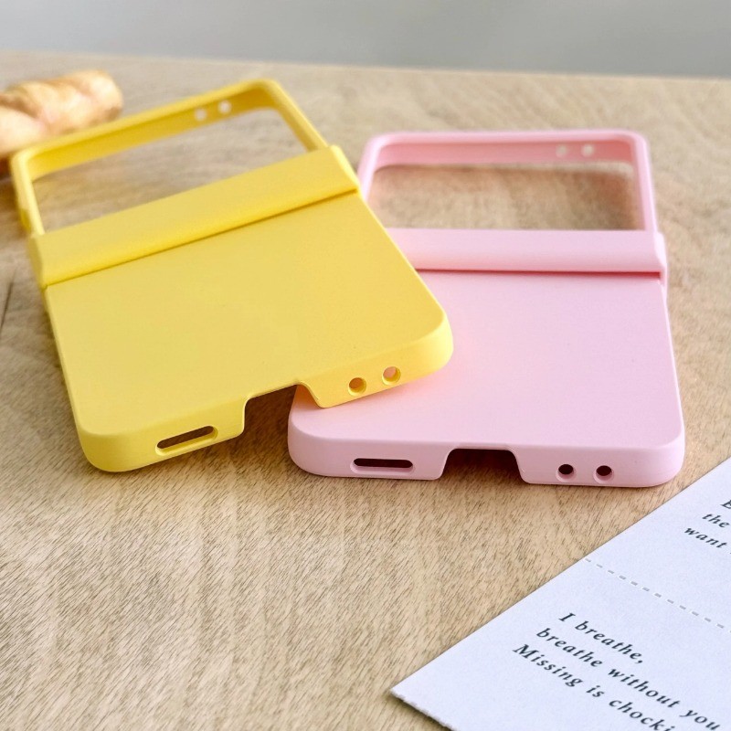 Anti-DROP Glossy for Samsung Galaxy Z Flip 7 Case Unique Design Hard PC Macaron Z Flip7 Flip Z7 Back Phone Casing - Image 2