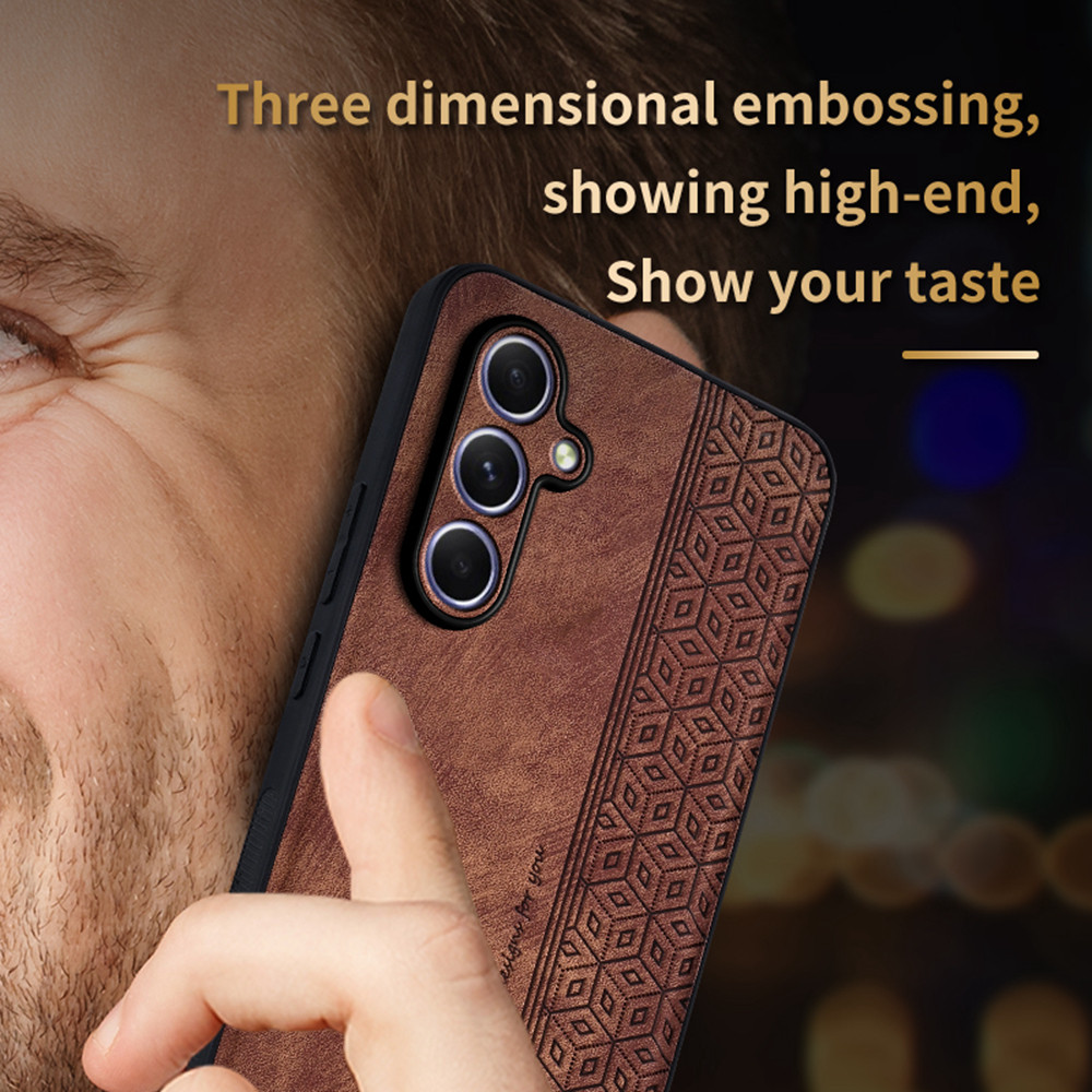 Couple Aesthetic Elegant Luxury Bumper Casing A13 A23 A33A53 A73 Leather for Samsung Galaxy A55 A35 A25 A15 A05 Back Phone Case - Image 3