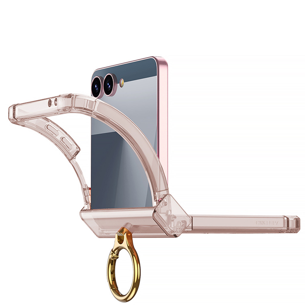 Bumper for Samsung Galaxy Z Flip 7 6 5 4 3 Case Unique Design Classic Flip5 Flip6 Flip7 Flip7 FE With Ring Holder Phone Casing