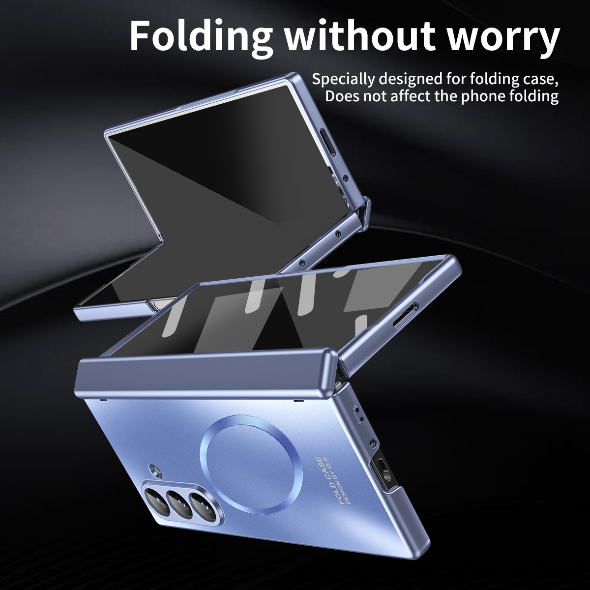 Magnetic Bumper for Samsung Galaxy Z Fold7 Fold6 Fold5 Case Creative Design Hard PC Z Fold 7 Zfold 6 5 Premium Phone Casing - Image 2