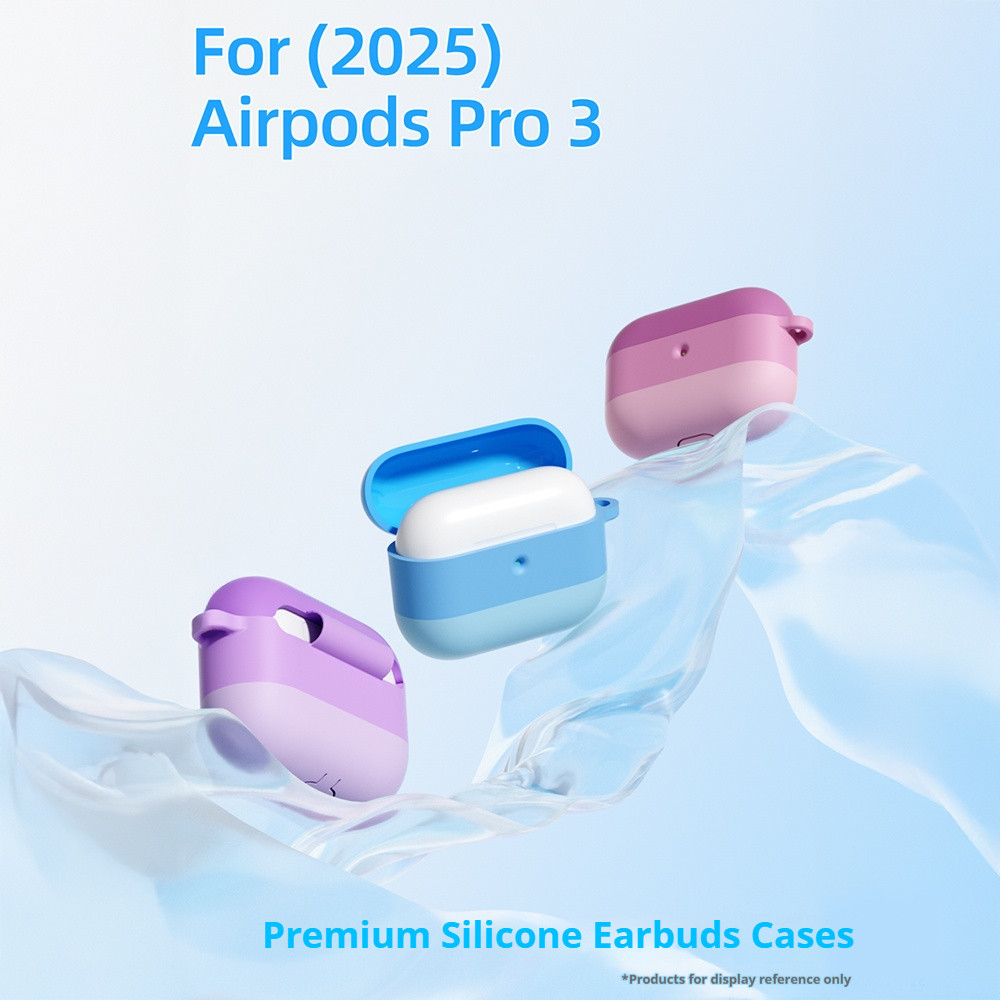 Shockproof Korea Anti Scratch Simple Case for AirPods Pro3 Silicone Protective Earphone Casing AirPods Pro3 Cover - Image 2