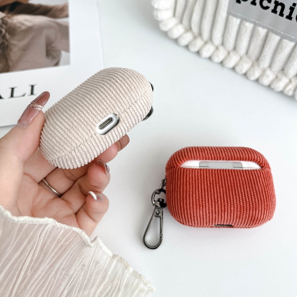 Hard Shockproof With Keychain Korea Minimalist Retro Case for AirPods 4 ANC PC Colorful Protective Earphone Casing AirPod Pro 3/Pro Pro2 Cover - Image 2