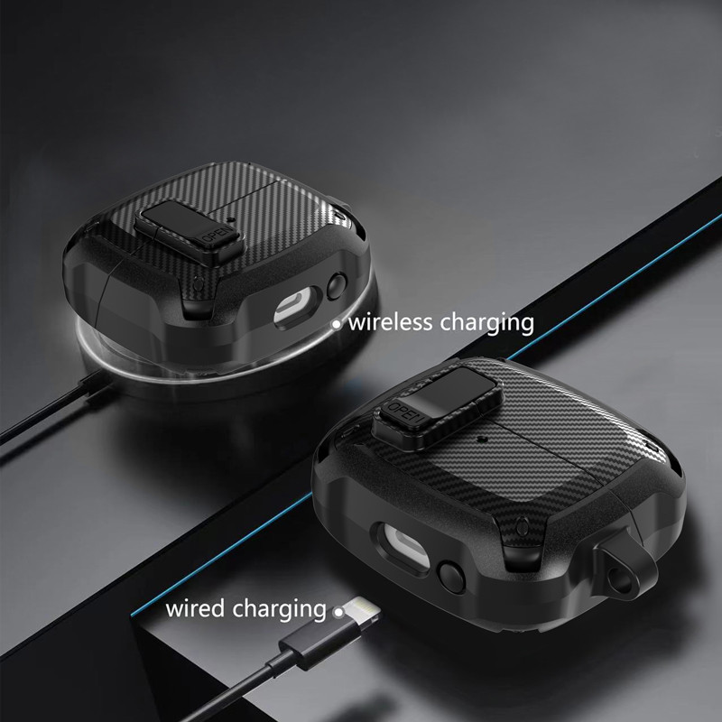 For Samsung for Galaxy Buds 3 Pro/Buds 3/buzz 3 Pro Case TPU+PC Material Shockproof Funda Sleeve With Hook Headphone Case - Image 2