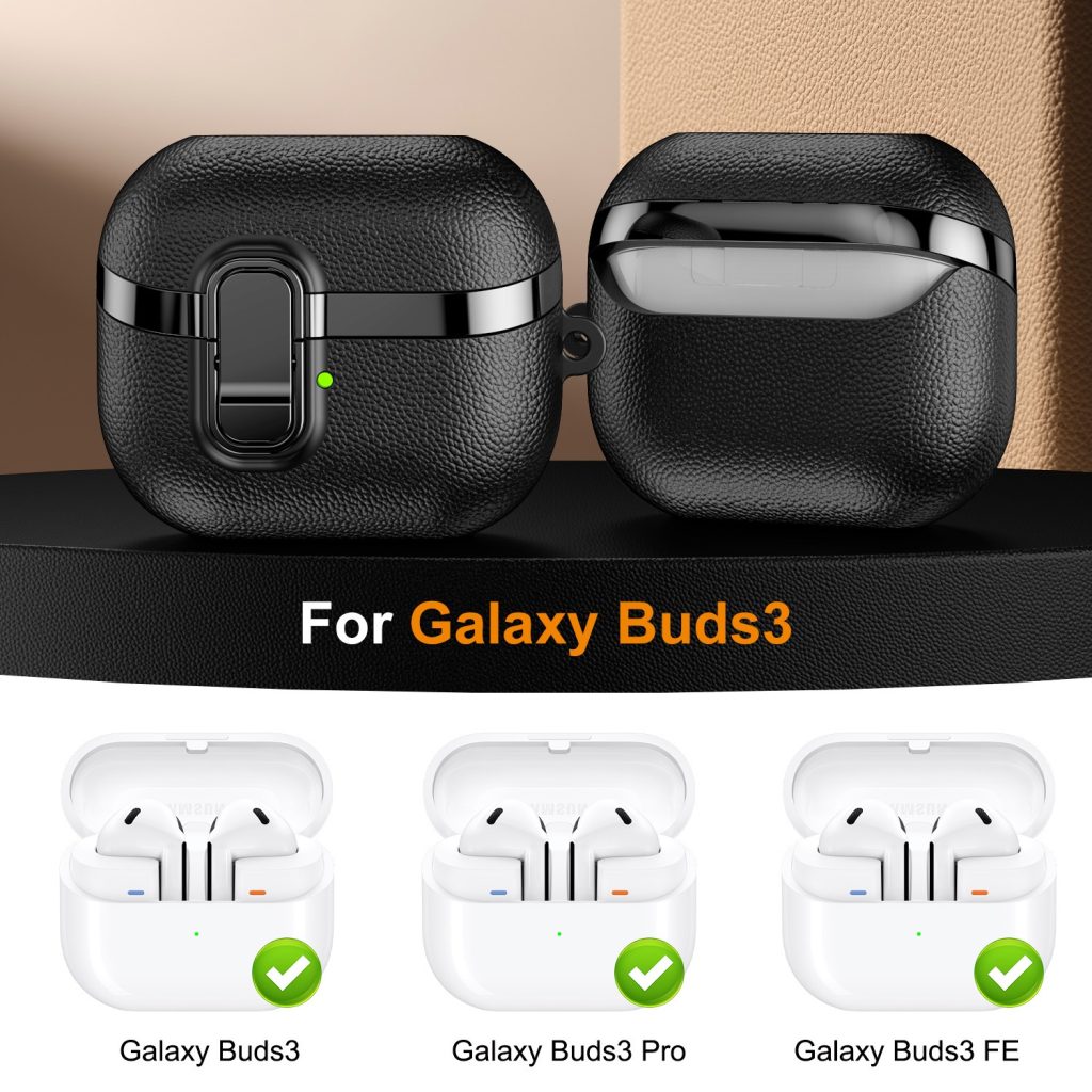 Electroplating Switch Lock Protective Case For Samsung Galaxy Buds 3 FE Earphone Casing Buds 3 Pro 3FE Cover