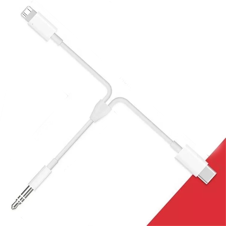 Jack Type-C & Lighting to 3.5mm AUX Audio Cable Converter for Speaker Mobilephone - Image 2